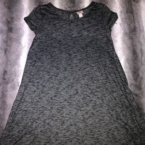 Grey Knit TShirt Dress